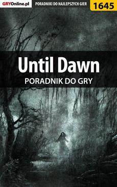 ebook Until Dawn - poradnik do gry