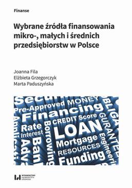 ebook Wybrane źródła finansowania mikro -, małych i średnich przedsiębiorstw w Polsce
