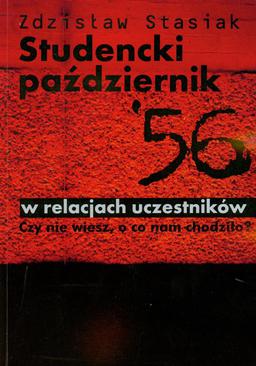 ebook Studencki październik 56 w relacjach uczestników