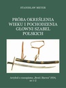 ebook Próba określenia wieku i pochodzenia głowni szabel polskich - Stanisław Meyer
