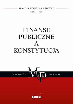 ebook Finanse publiczne a Konstytucja