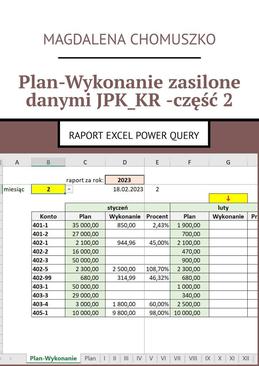 ebook Plan. Wykonanie zasilone danymi JPK_KR. Część 2