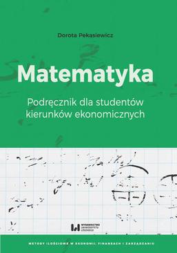 ebook Matematyka. Podręcznik dla studentów kierunków ekonomicznych