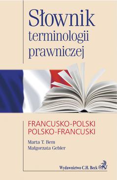 ebook Słownik terminologii prawniczej francusko-polski polsko-francuski