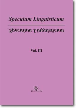 ebook Speculum Linguisticum Vol. 3