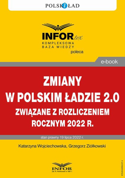 Okładka:Zmiany w Polskim Ładzie 2.0 związane z rozliczeniem rocznym za 2022 r. 