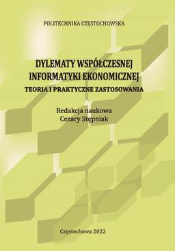 ebook Dylematy współczesnej informatyki ekonomicznej. Teoria i praktyczne zastosowania