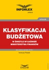 ebook Klasyfikacja budżetowa w kontekście wyjaśnień Ministerstwa Finansów - Ireneusz Rosiek
