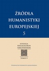 ebook Źródła humanistyki europejskiej T.5/2013 - 
