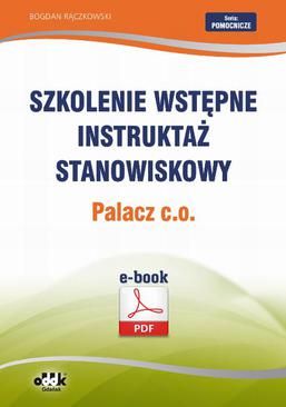 ebook Szkolenie wstępne Instruktaż stanowiskowy Palacz c.o.