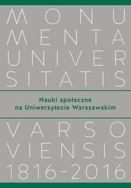 ebook Nauki społeczne na Uniwersytecie Warszawskim