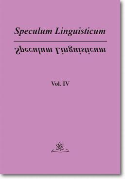 ebook Speculum Linguisticum Vol. 4