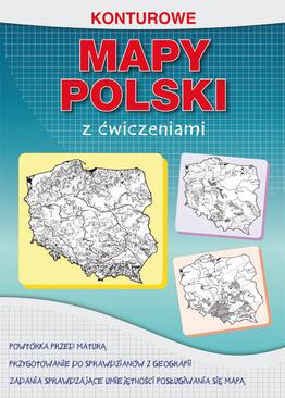 ebook Konturowe mapy Polski z ćwiczeniami
