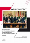 ebook Akt historyczny - 30 lat Traktatu o potwierdzeniu granicy polsko-niemieckiej na Odrze i Nysie Łużyckiej - 