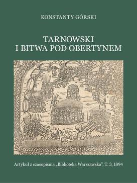 ebook Tarnowski i bitwa pod Obertynem