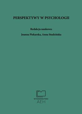 ebook Perspektywy w psychologii