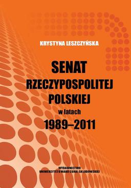 ebook Senat Rzeczypospolitej Polskiej w latach 1989-2011