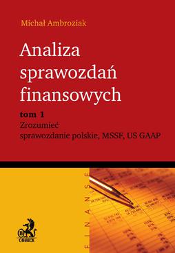 ebook Analiza sprawozdań finansowych. Zrozumieć sprawozdanie polskie, MSSF, US GAAP. Tom 1