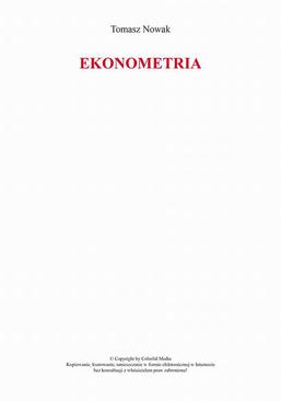 ebook Ekonometria