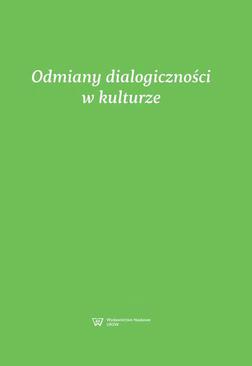 ebook Odmiany dialogiczności w kulturze