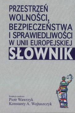 ebook Przestrzeń wolności, bezpieczeństwa i sprawiedliwości w Unii Europejskiej. Słownik