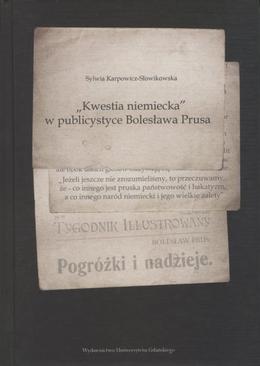 ebook „Kwestia niemiecka" w publicystyce Bolesława Prusa