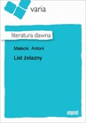 ebook List Żelazny - Antoni Małecki
