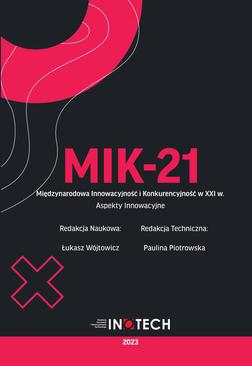 ebook MIK-21 Międzynarodowa Innowacyjność i Konkurencyjność w XXI w. Aspekty Innowacyjne