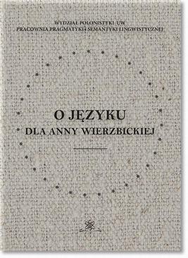 ebook O języku dla Anny Wierzbickiej