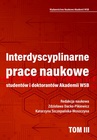 ebook Interdyscyplinarne prace naukowe studentów i doktorantów Akademii WSB - 