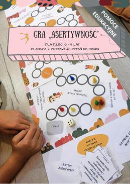 ebook Gra planszowa "Asertywność" dla dzieci 6-9 lat (do druku). Pomoc edukacyjna