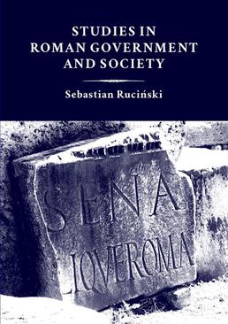 ebook Studies in Roman government and society