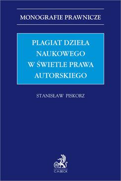 ebook Plagiat dzieła naukowego w świetle prawa autorskiego