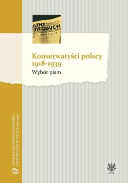 ebook Konserwatyści polscy 1918-1939. Wybór pism