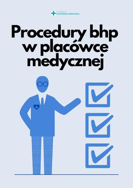 Okładka:Procedury bhp w placówce medycznej 