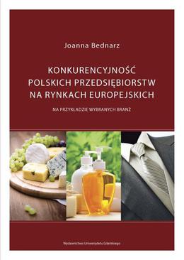 ebook Konkurencyjność polskich przedsiębiorstw na rynkach europejskich