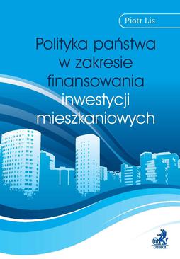 ebook Polityka państwa w zakresie finansowania inwestycji mieszkaniowych