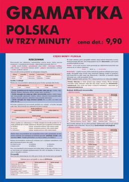ebook Gramatyka polska w trzy minuty