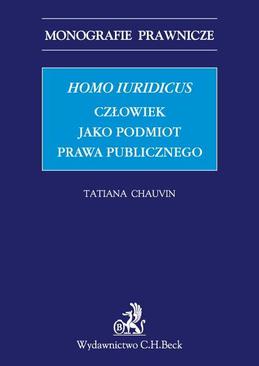 ebook Homo iuridicus. Człowiek jako podmiot prawa publicznego