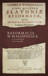 ebook Reformacja w Małopolsce w starodrukach i historiografii - 