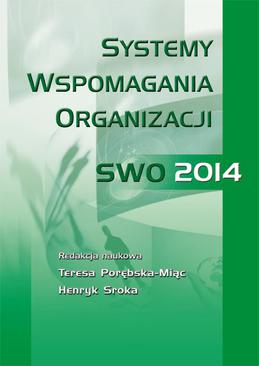 ebook Systemy wspomagania organizacji SWO 2014
