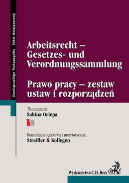 ebook Arbeitsrecht -Gesetzes- und Verordnungssammlung Prawo pracy - zestaw ustaw i rozporządzeń