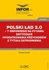 ebook Polski Ład 2.0 – 7 odpowiedzi na pytania dotyczące opodatkowania przychodów z tytułu zatrudnienia - Tomasz Krywan