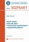 ebook Analiza procesu rozpylania cieczy w rozpylaczach pęcherzykowych i pęcherzykowo-wirowych - Marek Ochowiak