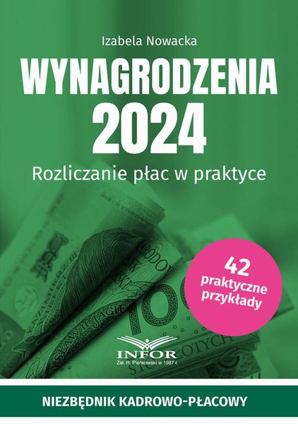 Okładka:Wynagrodzenia 2024. Rozliczanie płac w praktyce 