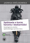 ebook Sędziowie o karze, karaniu i bezkarności - Jadwiga Królikowska