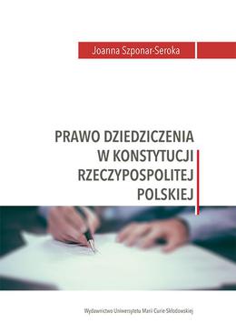 ebook Prawo dziedziczenia w Konstytucji Rzeczypospolitej Polskiej