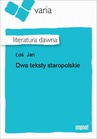 ebook Dwa Teksty Staropolskie - Jan Łoś