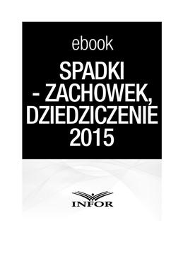 ebook Spadki-zachowek, dziedziczenie 2015