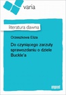 ebook Do czyniącego zarzuty sprawozdaniu o dziele Buckle'a - Eliza Orzeszkowa